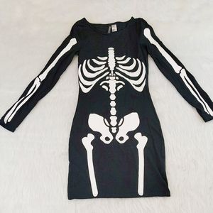 Divided by H&M skeleton body con dress Sz 2